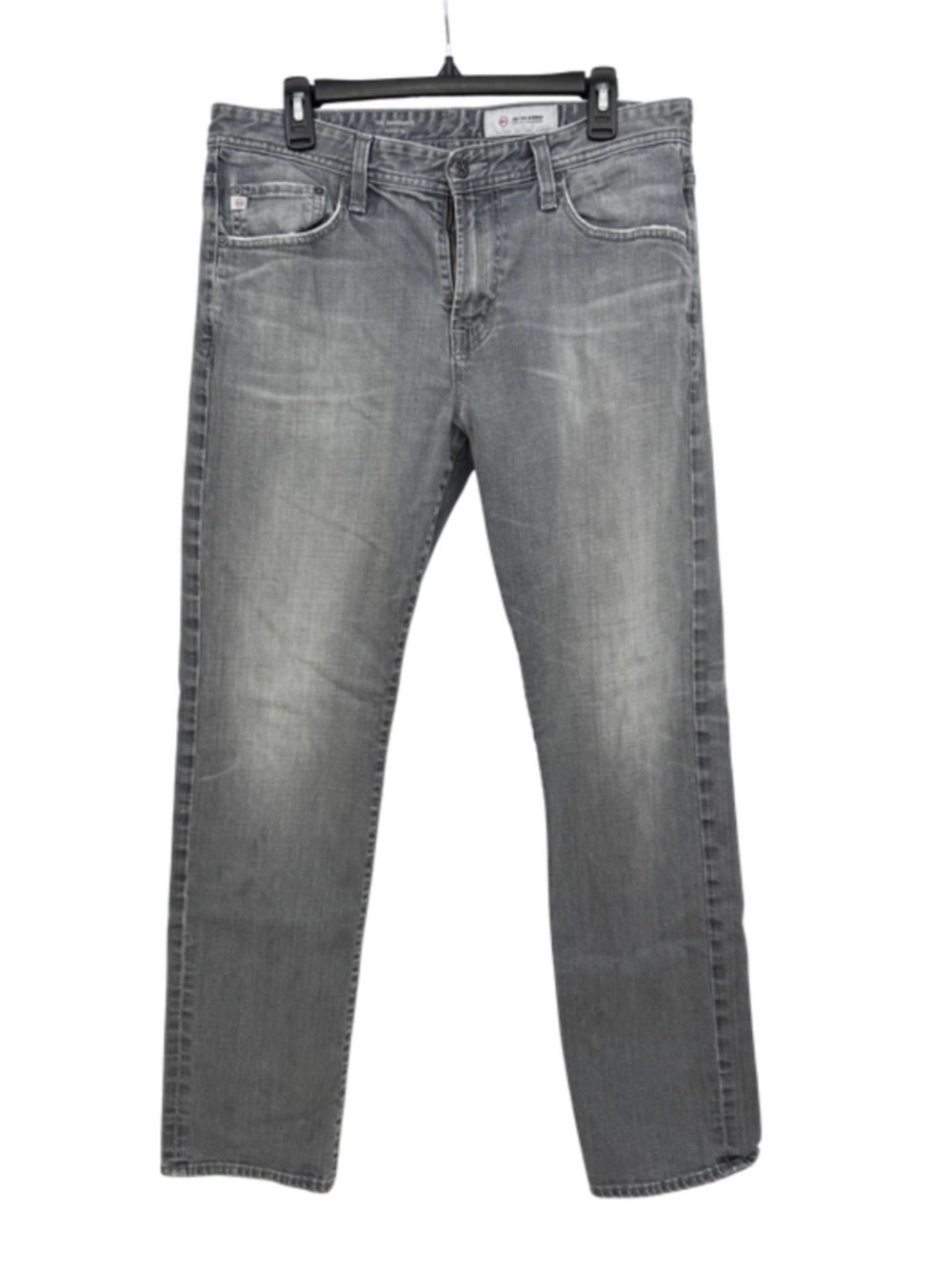 AG Adriano Goldschmied Graduate Jeans 34 Gray Wash Tailored Leg Premium Denim